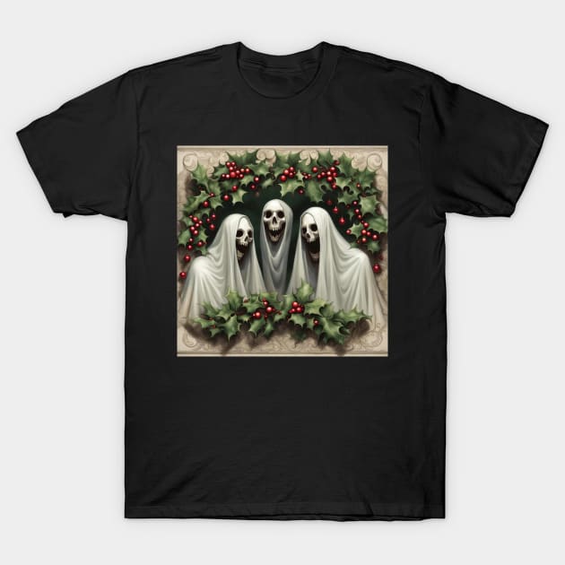 A Haunting Christmas T-Shirt by Haunted History Chronicles